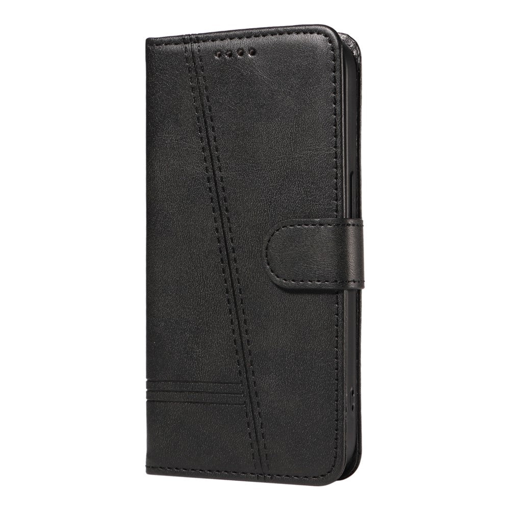 For Samsung Galaxy A08 5G / A08 4G / A07 4G / A06 4G / A06 5G Case Flip Wallet T-Shape Lines Leather Phone Cover