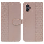 For Samsung Galaxy A06 4G Case Magnetic Clasp Four-Leaf Clover Leather Phone Cover