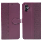 For Samsung Galaxy A06 4G Case Magnetic Clasp Four-Leaf Clover Leather Phone Cover