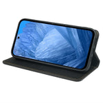 Til Google Pixel 8a Cover Firekløver Læder Flip Telefoncover Stativ Tegnebog