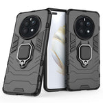 Phone Case for Huawei Mate 50 4G, Hard PC + TPU Wear-resistant Back Cover with Ring Kickstand