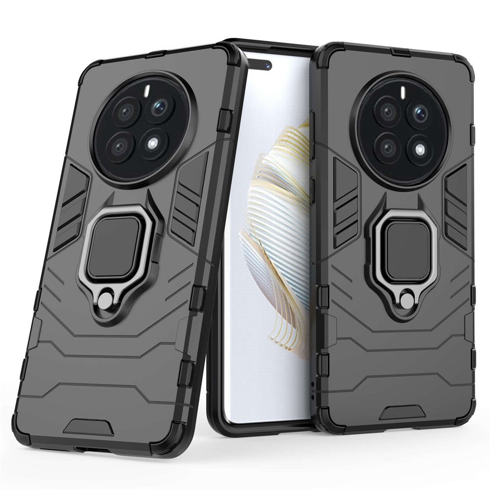Phone Case for Huawei Mate 50 4G, Hard PC + TPU Wear-resistant Back Cover with Ring Kickstand