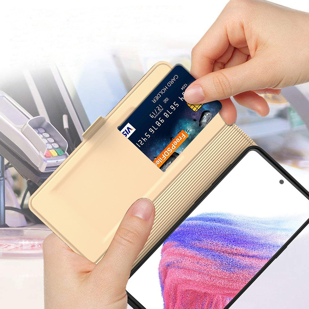Til Samsung Galaxy A16 5G / A16 4G Cover Stødsikker TPU Indercover Læder Telefoncover