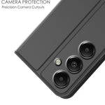 Til Samsung Galaxy A16 5G / A16 4G Etui PU Læder Telefoncover med Kortholder Stand Magnetisk Lukning