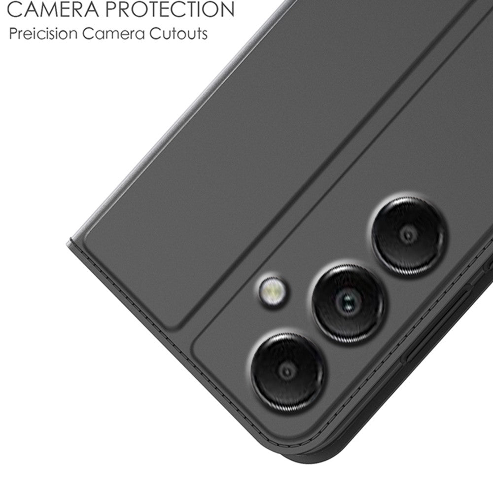 Til Samsung Galaxy A16 5G / A16 4G Etui PU Læder Telefoncover med Kortholder Stand Magnetisk Lukning