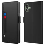 For Samsung Galaxy A06 4G Case Stand PU Leather Phone Cover Card Holder Mirror