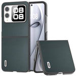 ABEEL For Huawei nova Flip 5G Case Anti-Drop Genuine Cow Leather PC Phone Cover