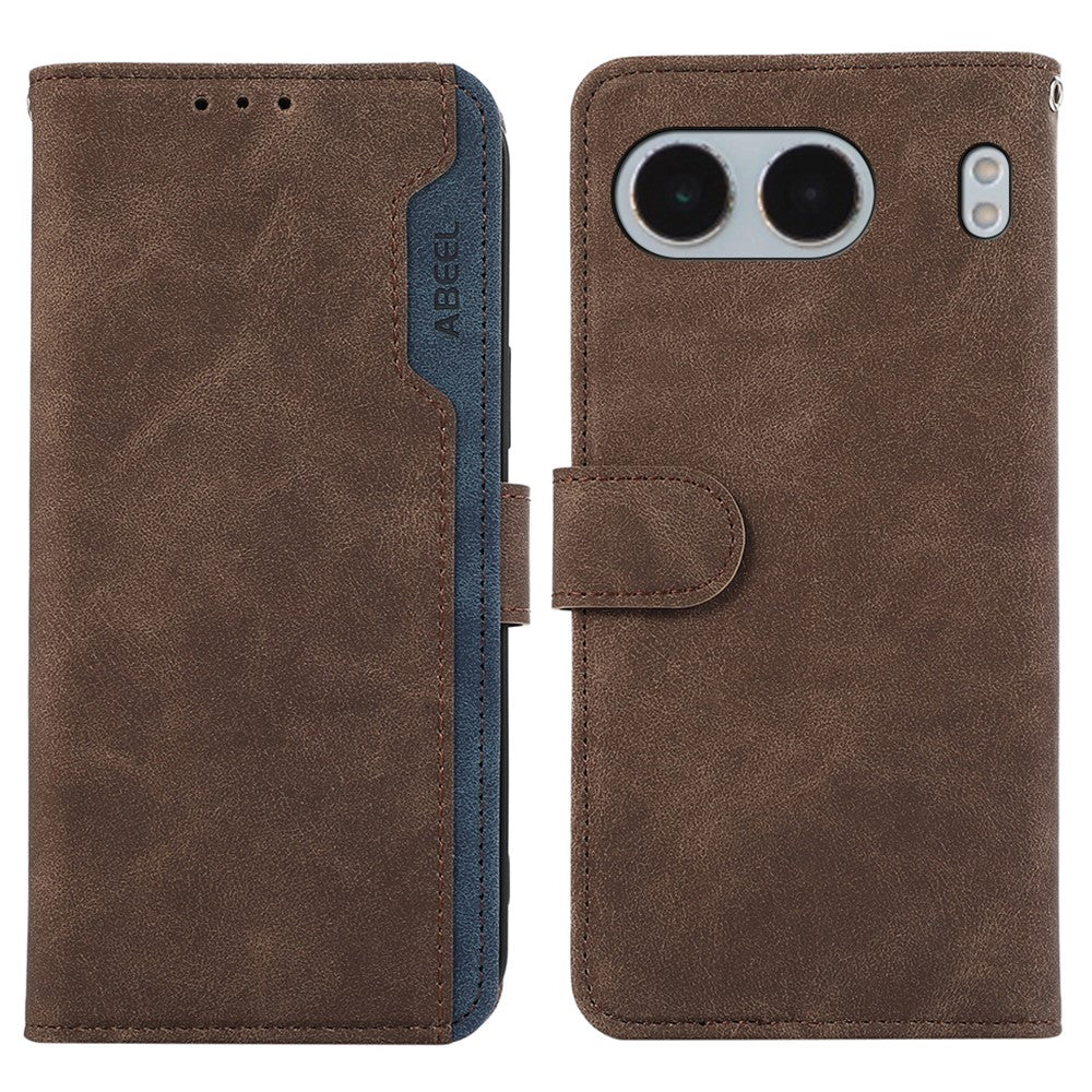 ABEEL For OnePlus Nord 4 Case Color Splicing Leather Flip Phone Cover RFID Blocking