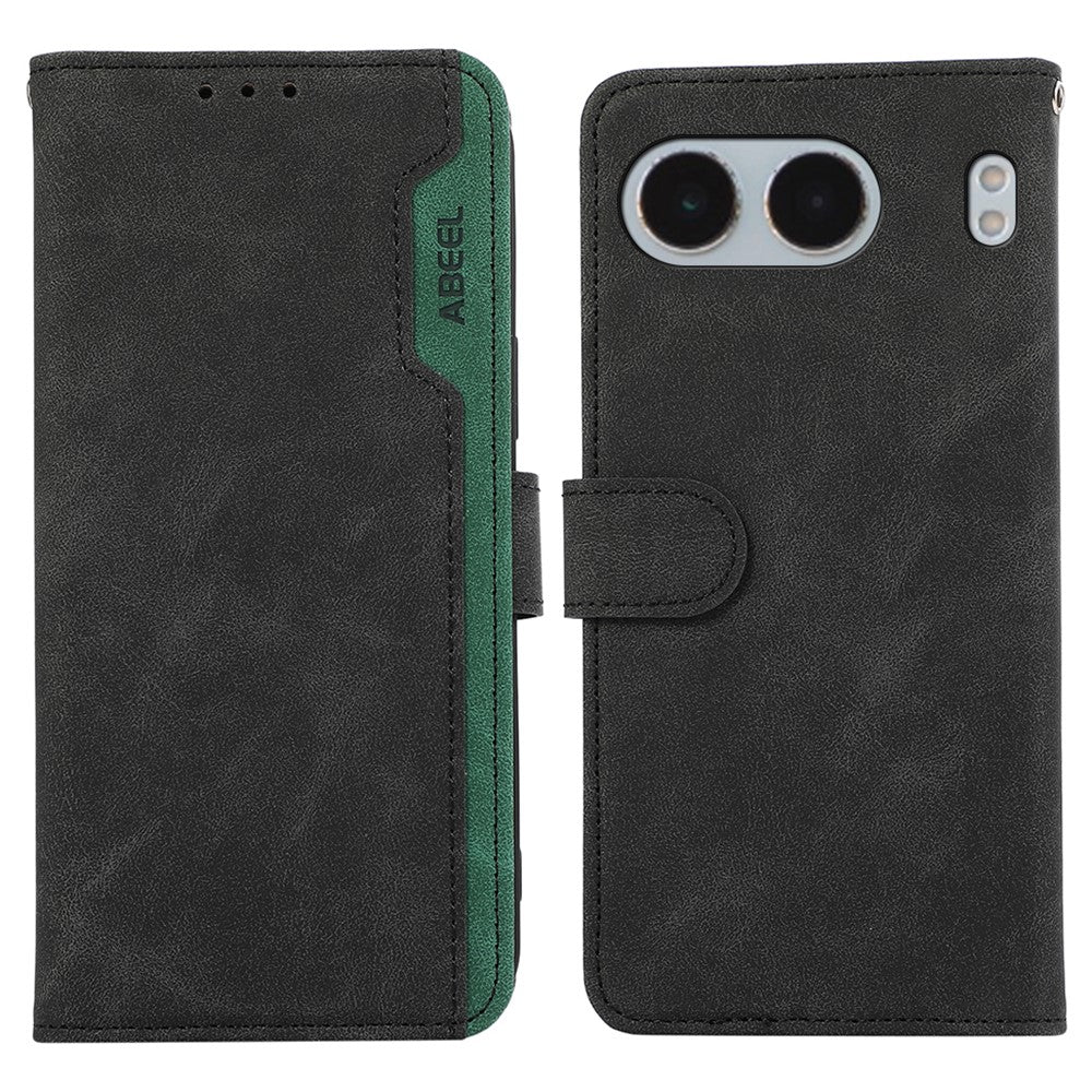 ABEEL For OnePlus Nord 4 Case Color Splicing Leather Flip Phone Cover RFID Blocking