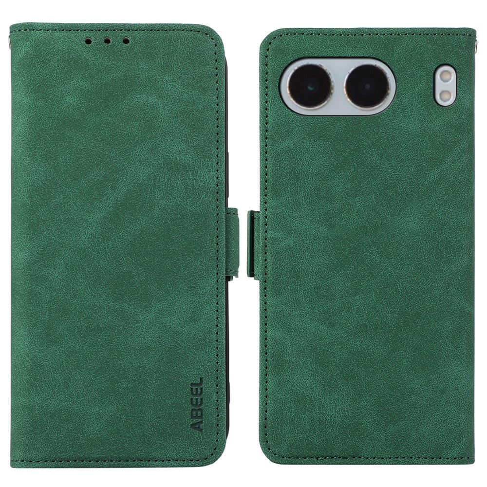 ABEEL For OnePlus Nord 4 Case PU Leather Folio Stand View RFID Blocking Phone Cover