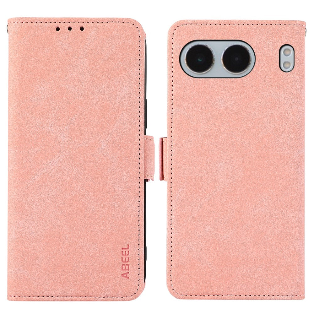 ABEEL For OnePlus Nord 4 Case PU Leather Folio Stand View RFID Blocking Phone Cover