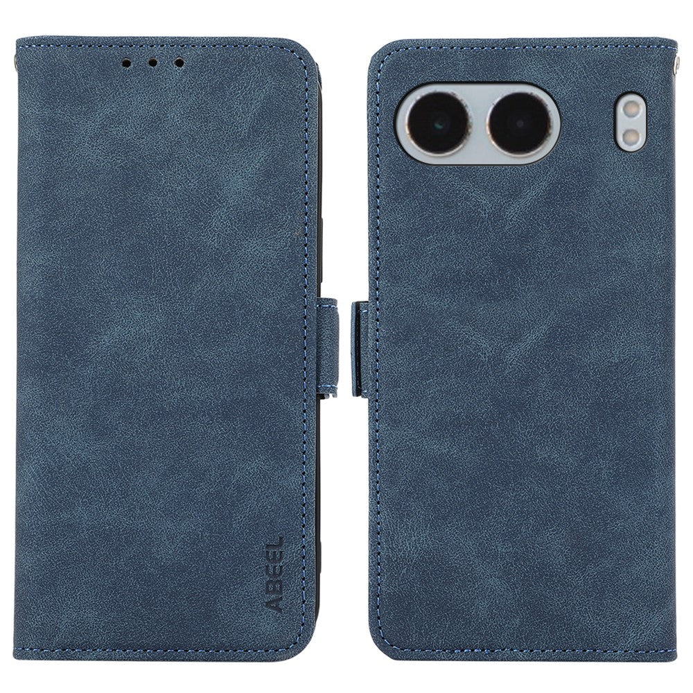ABEEL For OnePlus Nord 4 Case PU Leather Folio Stand View RFID Blocking Phone Cover