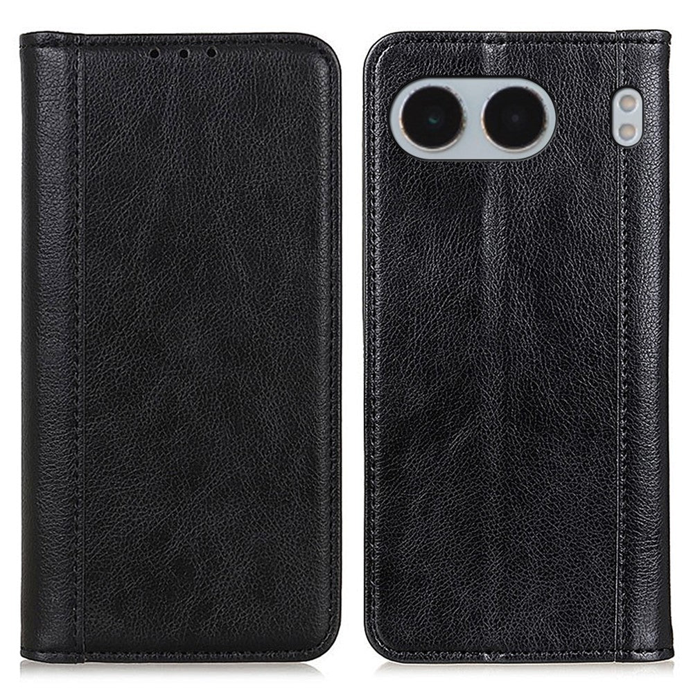 For OnePlus Nord 4 Stand Case Split Leather Litchi Texture Wallet Phone Cover