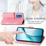 OnePlus Nord CE4 Lite 5G / Oppo K12x 5G (Kina) fodral PU-läder plånboksfodral med fjärilsmönster
