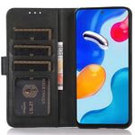 Til Samsung Galaxy A06 4G Etui Kvæghud Tekstur Læder Pung Telefoncover med Stand