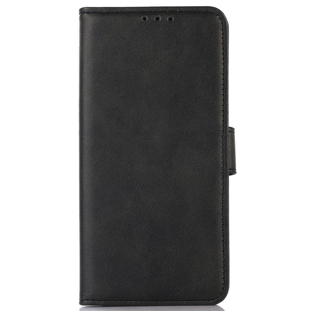 Til Samsung Galaxy A06 4G Etui Kvæghud Tekstur Læder Pung Telefoncover med Stand