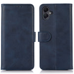 Til Samsung Galaxy A06 4G Etui Kvæghud Tekstur Læder Pung Telefoncover med Stand