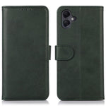 Til Samsung Galaxy A06 4G Etui Kvæghud Tekstur Læder Pung Telefoncover med Stand