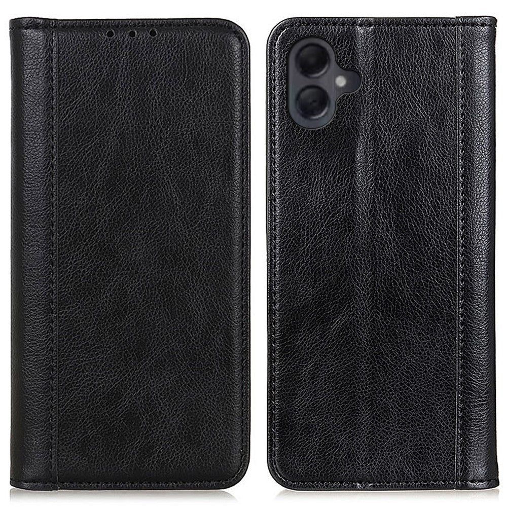 For Samsung Galaxy A06 4G Stand Case Split Leather Litchi Texture Wallet Phone Cover