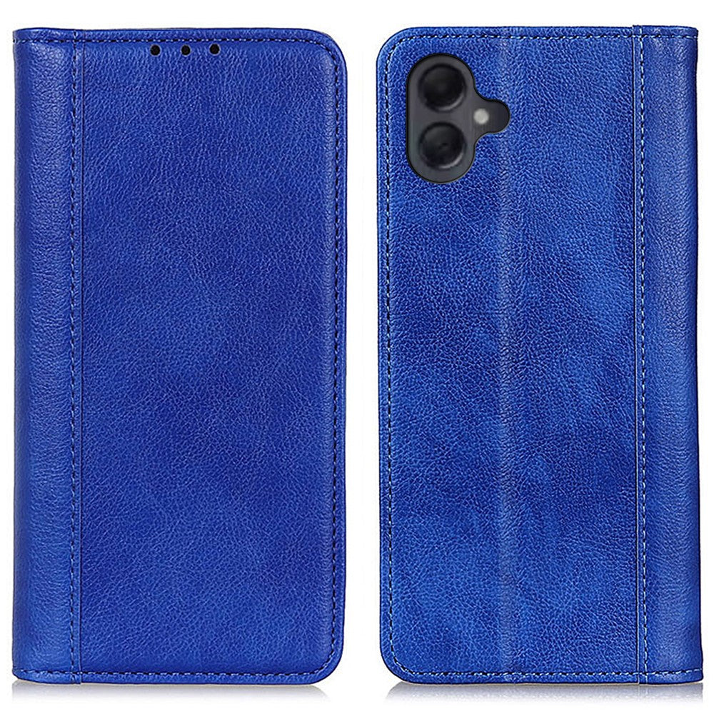 For Samsung Galaxy A06 4G Stand Case Split Leather Litchi Texture Wallet Phone Cover