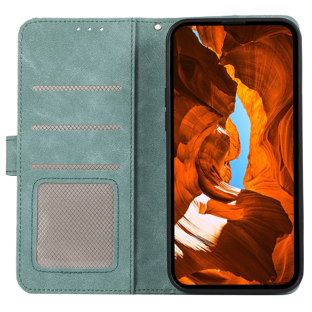 ABEEL For Samsung Galaxy A06 4G Case Color Splicing Leather Flip Phone Cover RFID Blocking
