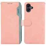 ABEEL For Samsung Galaxy A06 4G Case Color Splicing Leather Flip Phone Cover RFID Blocking