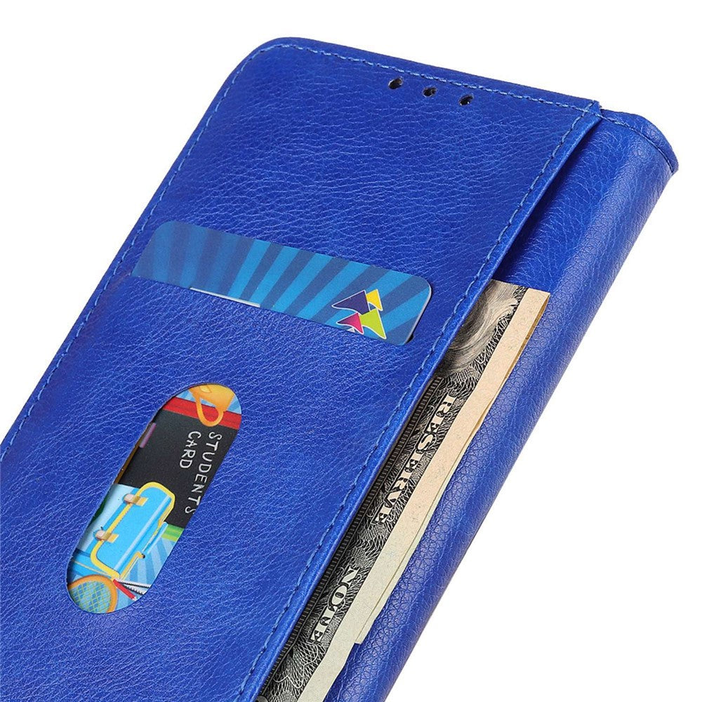 For Samsung Galaxy A16 5G / A16 4G Stand Case Split Leather Litchi Texture Wallet Phone Cover