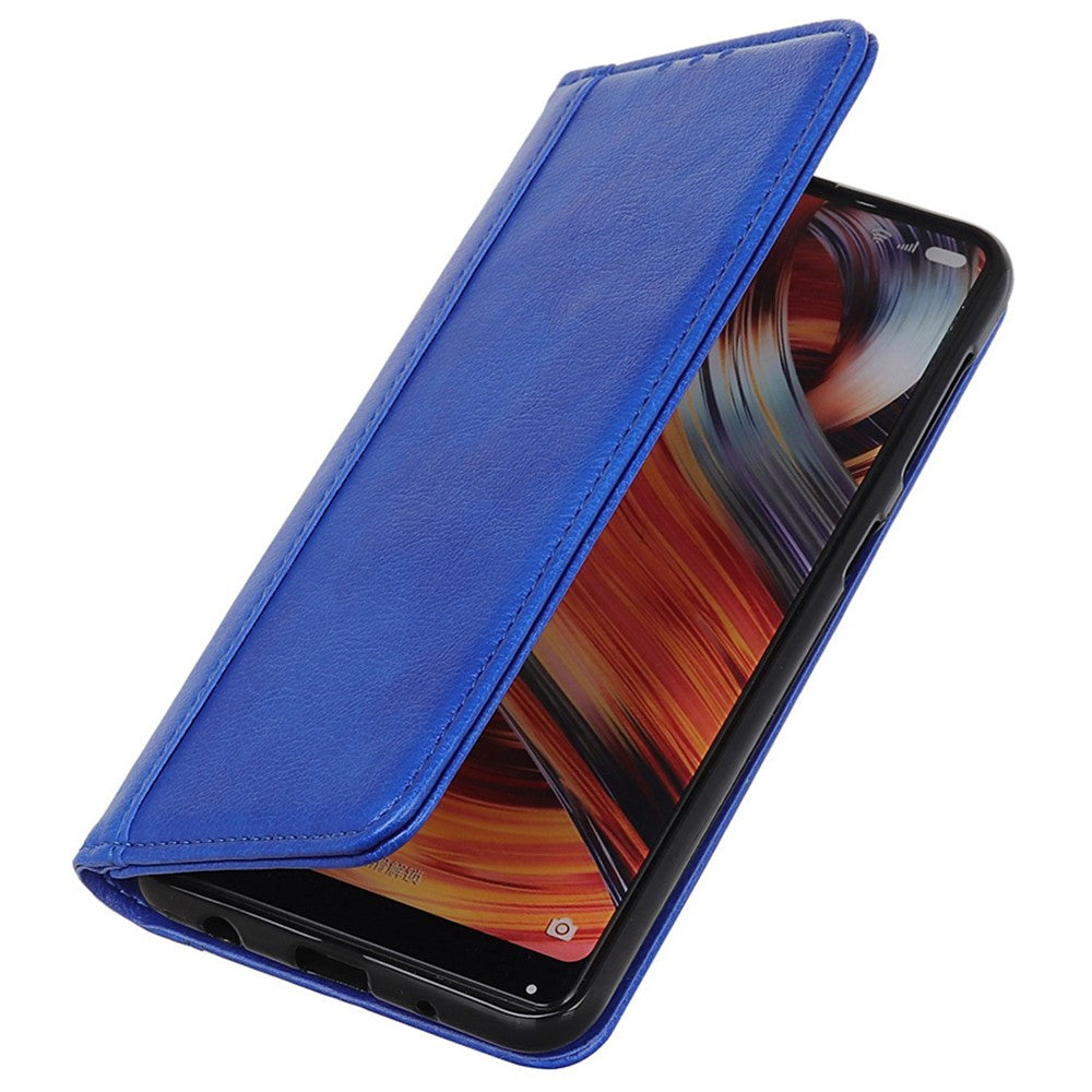 For Samsung Galaxy A16 5G / A16 4G Stand Case Split Leather Litchi Texture Wallet Phone Cover