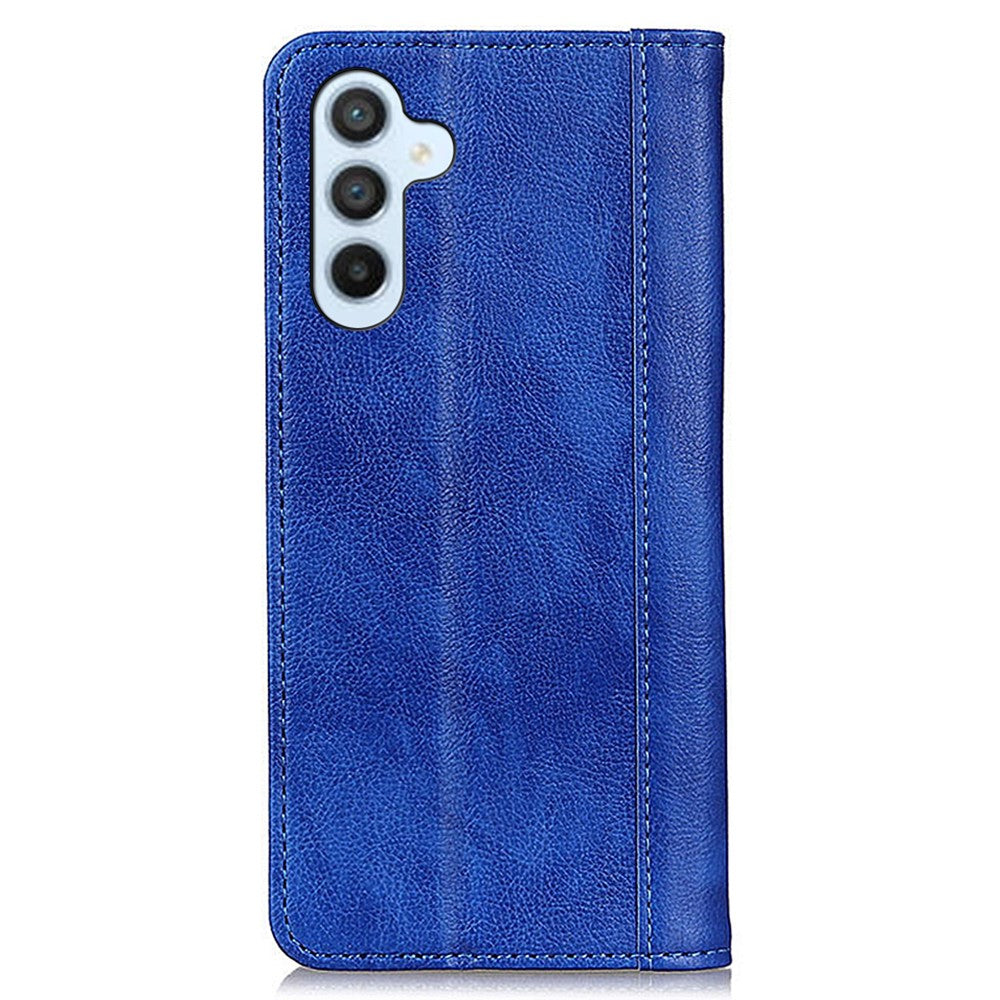 For Samsung Galaxy A16 5G / A16 4G Stand Case Split Leather Litchi Texture Wallet Phone Cover