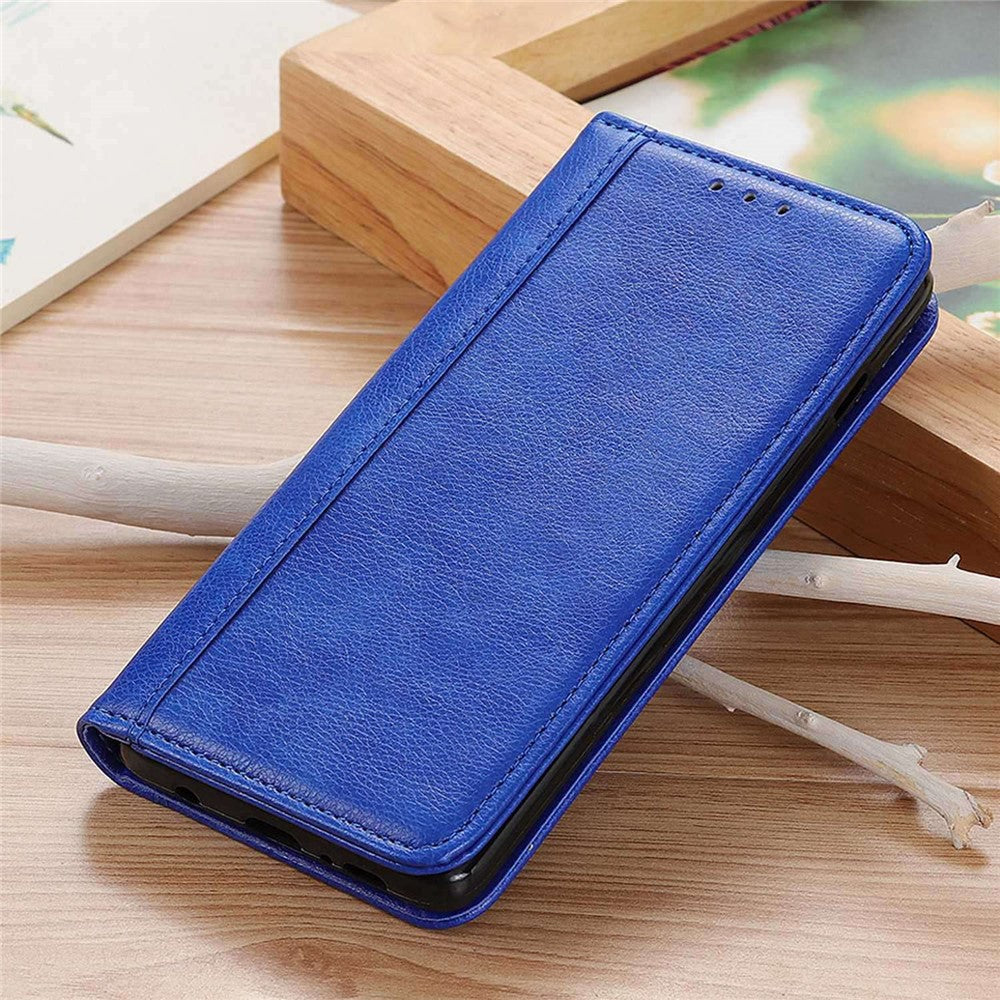 For Samsung Galaxy A16 5G / A16 4G Stand Case Split Leather Litchi Texture Wallet Phone Cover
