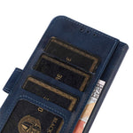 Til Samsung Galaxy A16 5G / A16 4G Etui Kvæghud Tekstur Læder Pung Telefoncover med Stand