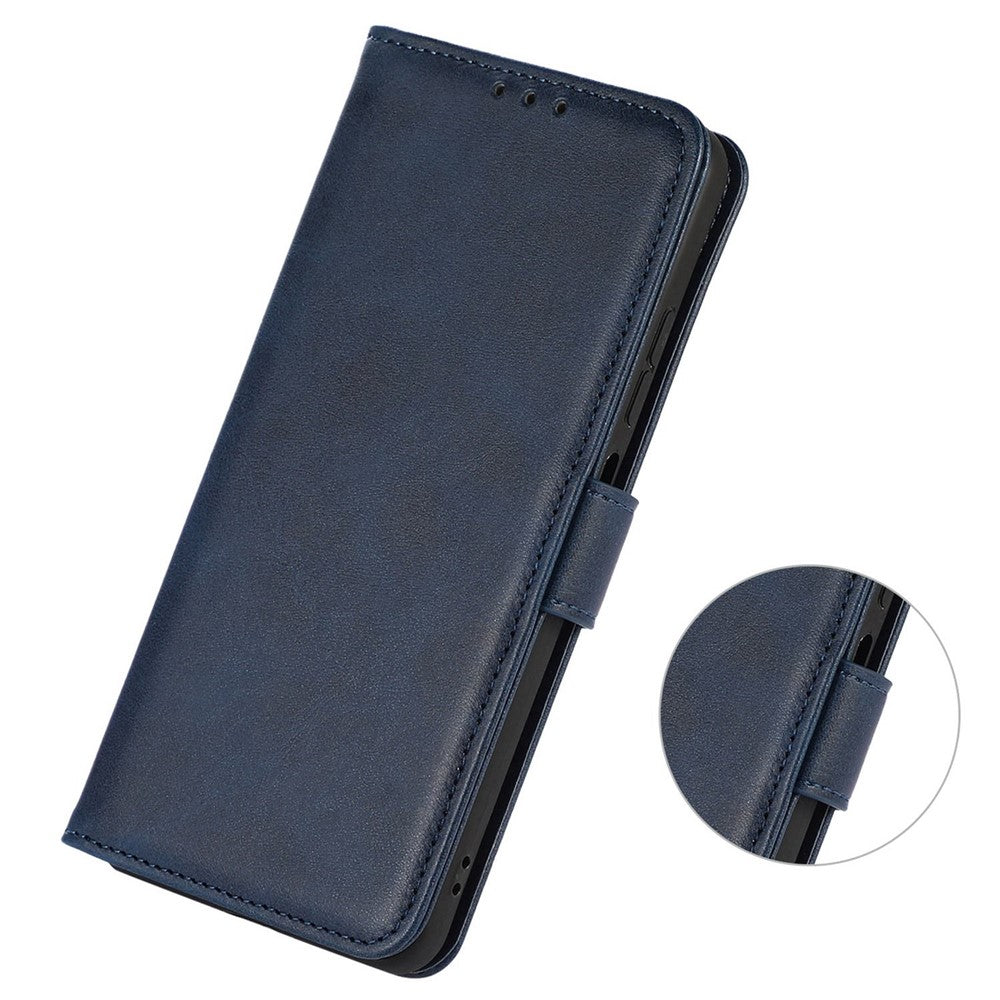 Til Samsung Galaxy A16 5G / A16 4G Etui Kvæghud Tekstur Læder Pung Telefoncover med Stand