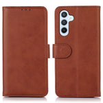 Til Samsung Galaxy A16 5G / A16 4G Etui Kvæghud Tekstur Læder Pung Telefoncover med Stand