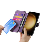For Samsung Galaxy S23 Magnetic Case CASENEO Detachable Leather Phone Wallet Cover