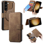 For Samsung Galaxy S23 Magnetic Case CASENEO Detachable Leather Phone Wallet Cover