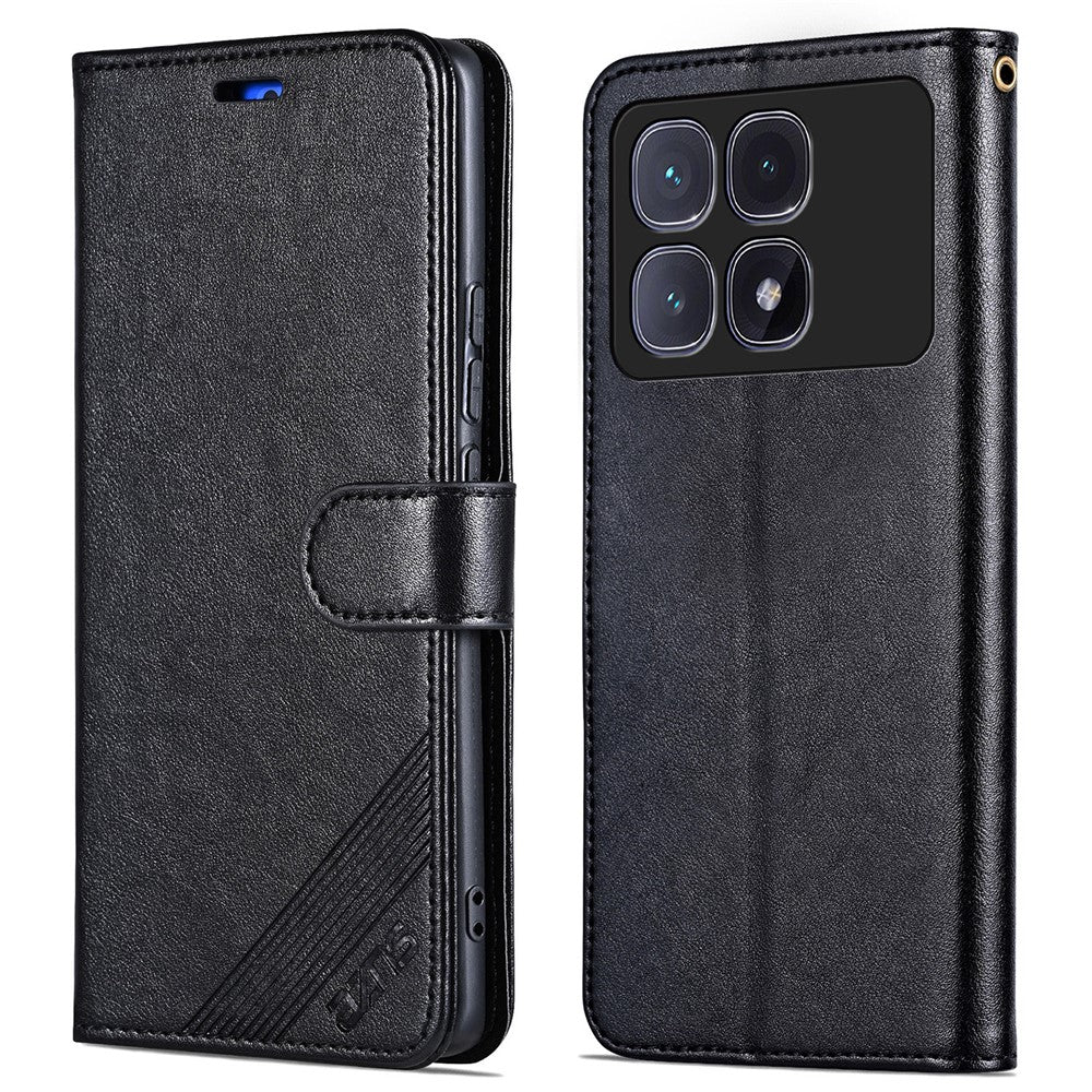 AZNS For Xiaomi Redmi K70 Ultra Case Anti-Scratch PU Leather Stand Wallet Phone Cover