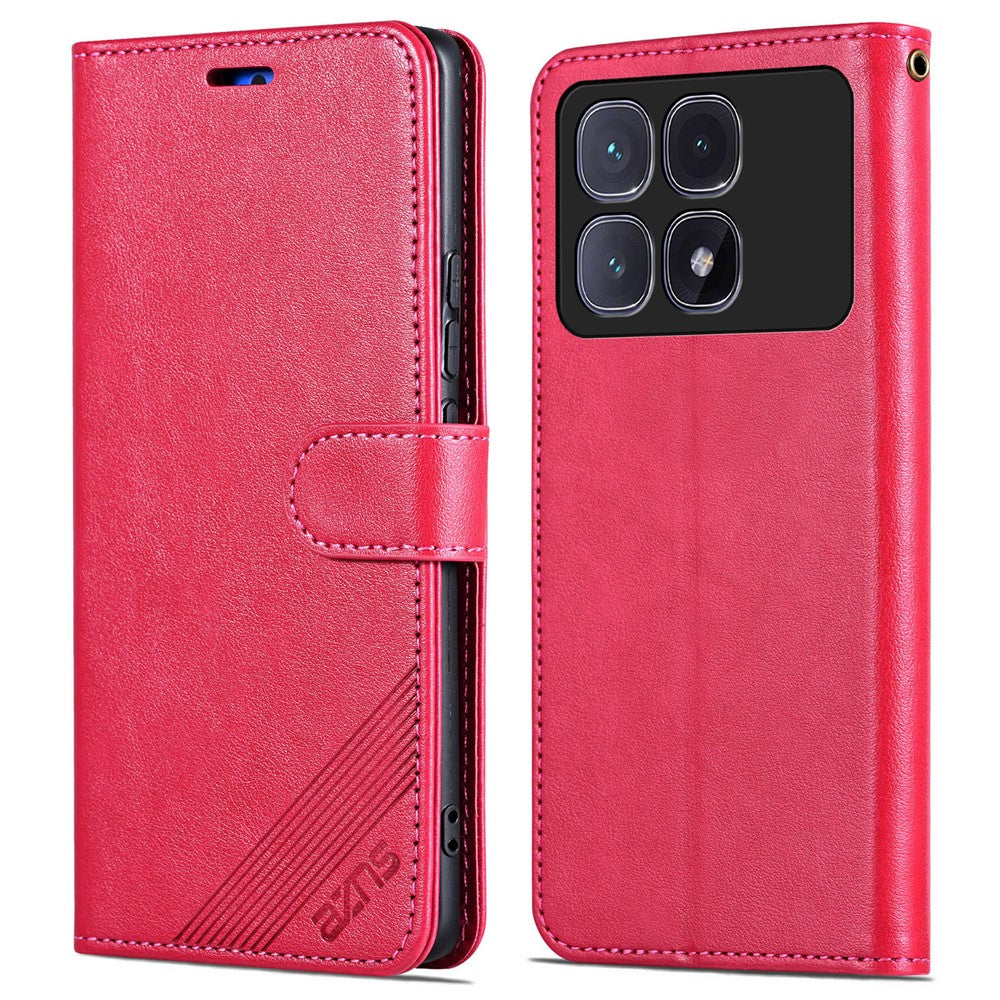 AZNS For Xiaomi Redmi K70 Ultra Case Anti-Scratch PU Leather Stand Wallet Phone Cover