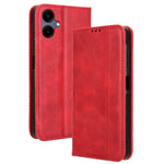 Til Samsung Galaxy A06 4G / A06 5G læderetui, pungstativ, retro tekstur telefoncover