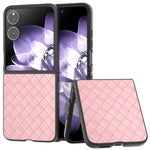 Til Xiaomi Mix Flip 5G Cover Vævet Tekstur PU Læderbelagt PC Mobiltelefoncover