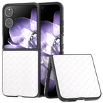 Til Xiaomi Mix Flip 5G Cover Vævet Tekstur PU Læderbelagt PC Mobiltelefoncover