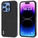 ABEEL For iPhone 16 Pro Case Anti-Scratch Genuine Cow Leather Back Phone Cover