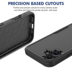 Til iPhone 16 Plus Cover 2-i-1 PC+TPU Stødabsorberende Telefoncover