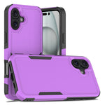 Til iPhone 16 Plus Cover 2-i-1 PC+TPU Stødabsorberende Telefoncover