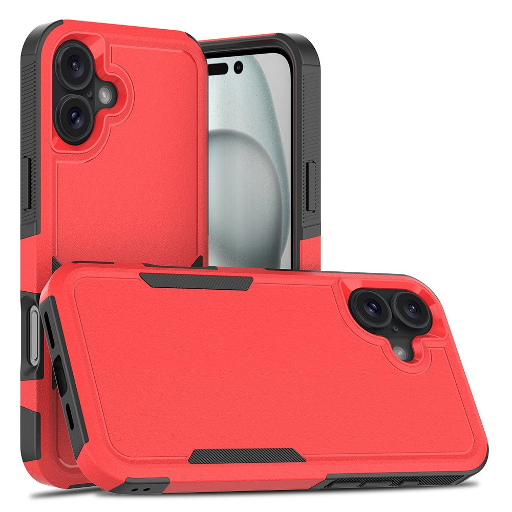 Til iPhone 16 Plus Cover 2-i-1 PC+TPU Stødabsorberende Telefoncover