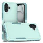 Til iPhone 16 Plus Cover 2-i-1 PC+TPU Stødabsorberende Telefoncover