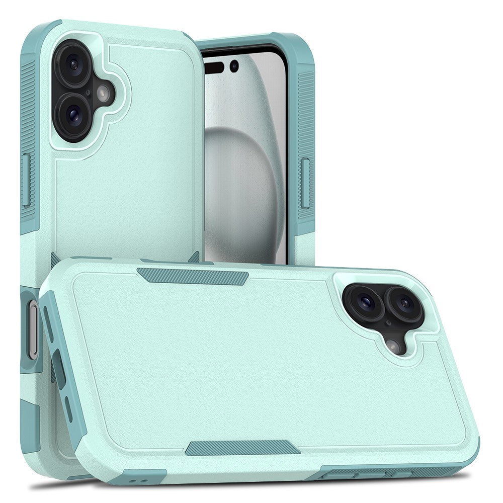 Til iPhone 16 Plus Cover 2-i-1 PC+TPU Stødabsorberende Telefoncover