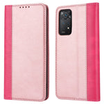 For Xiaomi Redmi Note 11 Pro Case Calf Texture 3 Card Slots Color Splicing Leather Phone Cover