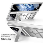 Xiaomi Mix Fold 4 5G-skal, stativ, hårt PC-mobilskal med härdat glasfilm