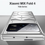 Xiaomi Mix Fold 4 5G-skal, stativ, hårt PC-mobilskal med härdat glasfilm