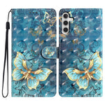 Til Samsung Galaxy A16 5G / A16 4G Etui PU-Læder 3D Mønsterprint Tegnebog Telefoncover